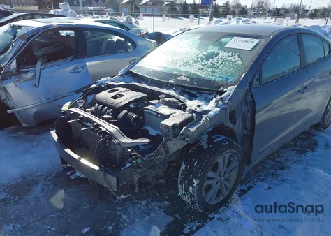 2018 Hyundai Elantra Sel из США, поврежденный, VIN 5NPD84LF5JH254910